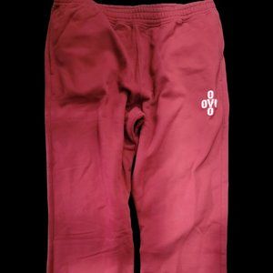 OVO x October's Very Own Sweatpants - Men's Size 2XL - Red - BRAND NEW!!!!